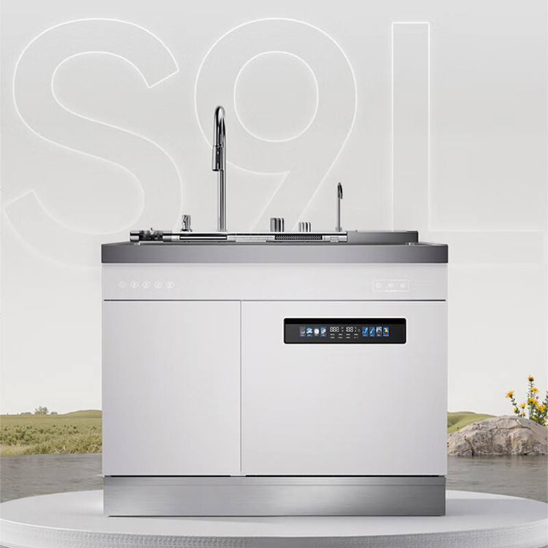 Ultrasonic Dishwasher Sink Integrated - 1000mm 초음파 일체형 싱크대 겸용 식기세척기,