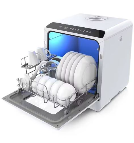Countertop Dishwasher Mini Compact - 휴대용 식기세척기, 5L 물탱크가 있는 미니